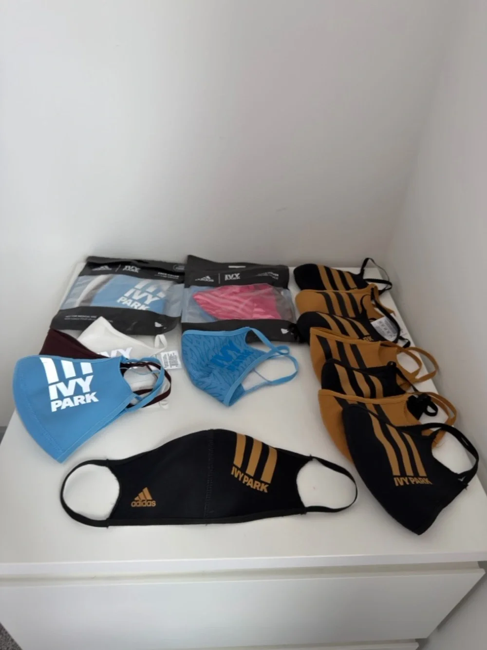 Adidas x IVY PARK assorted face mask bundle, medium